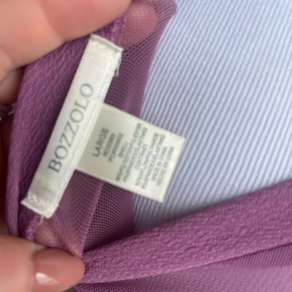 Fashion Nova Purple Dress w/ see through accents - Picture 4 of 8